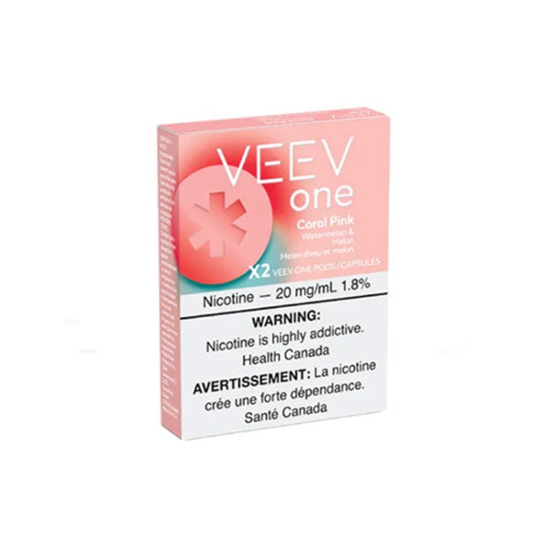VEEV One Coral Pink Pods|18mg (1.8%)
