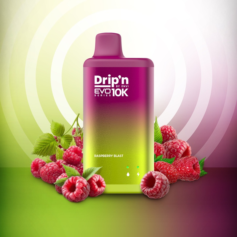 Drip’n by Envi EVO Series 10k – Raspberry Blast (ON)