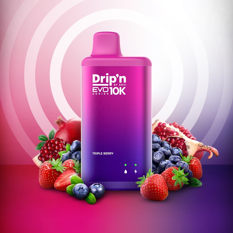 Drip’n by Envi EVO Series 10k – Triple Berry (ON)
