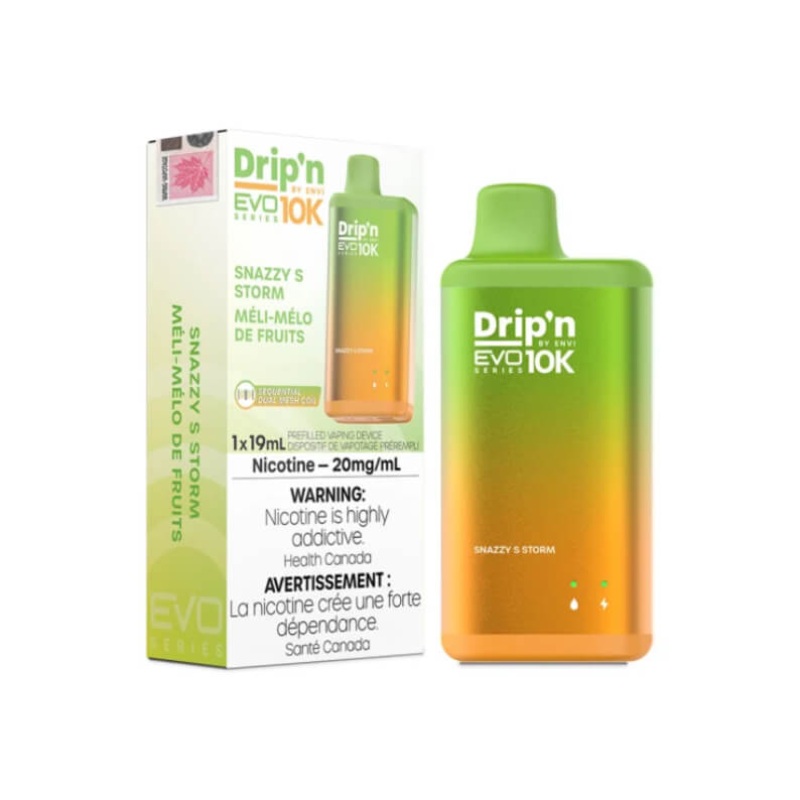 Drip’n Evo 10K Disposable Vape – Snazzy S Storm (10000 Puffs)