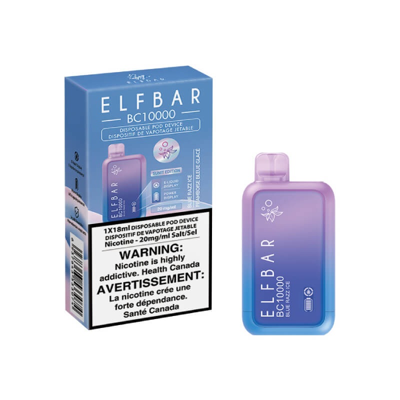 Elf Bar BC10000 Disposable Vape – Blue Razz Ice, 10000 Puffs