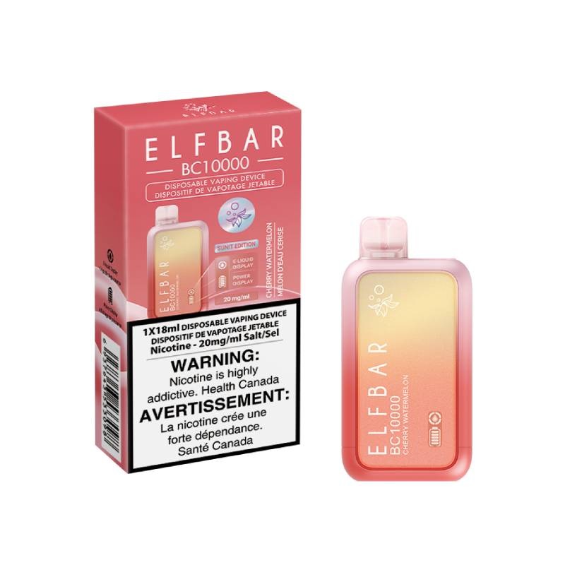 Elf Bar BC10000 Disposable Vape – Cherry Watermelon, 10000 Puffs