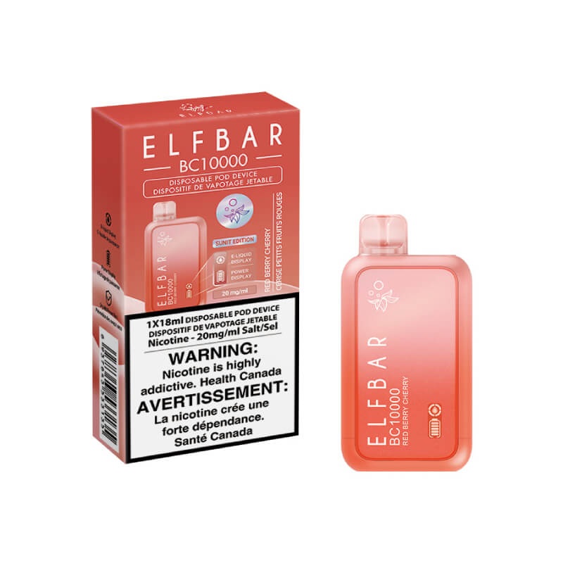 Elf Bar BC10000 Disposable Vape – Red Berry Cherry, 10000 Puffs