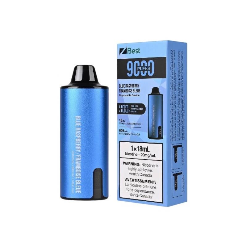 Z Best Disposable Vape – Blue Raspberry (9000 Puffs), 18ML