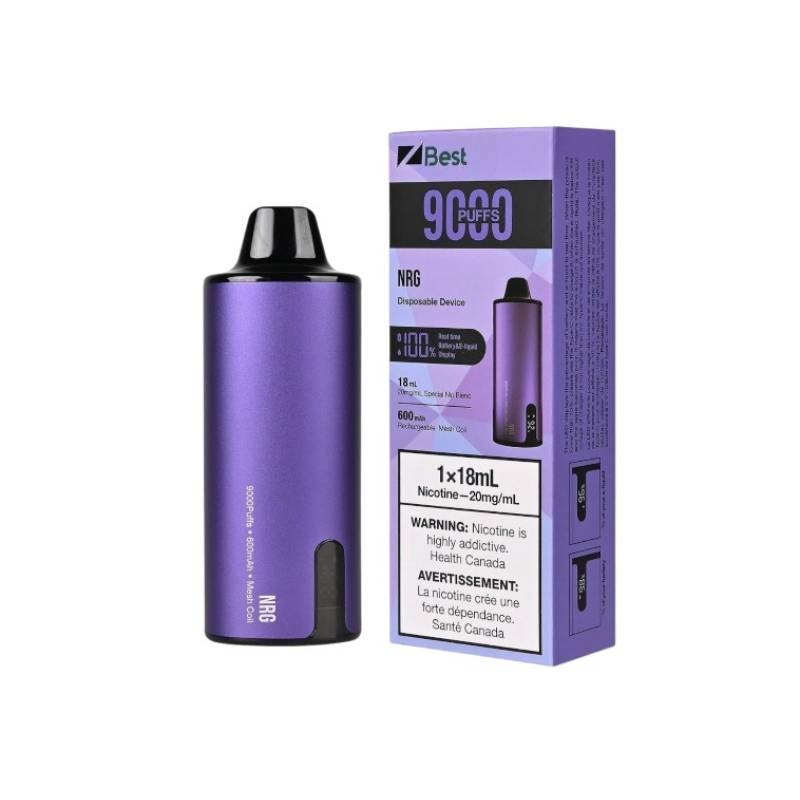 Z Best Disposable Vape – NRG (9000 Puffs), 18ML
