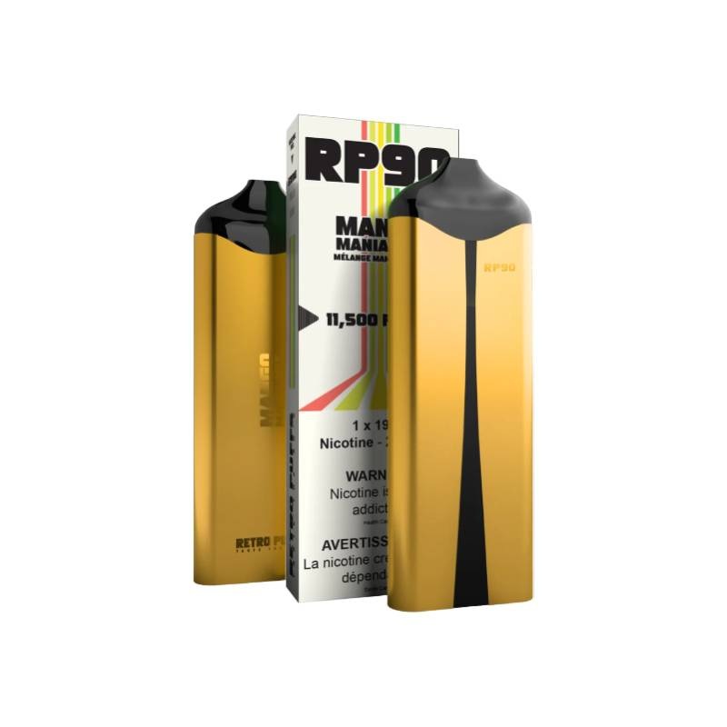 Boosted RP90 Disposable Vape – Mango Mania Mix, 11,500 Puffs