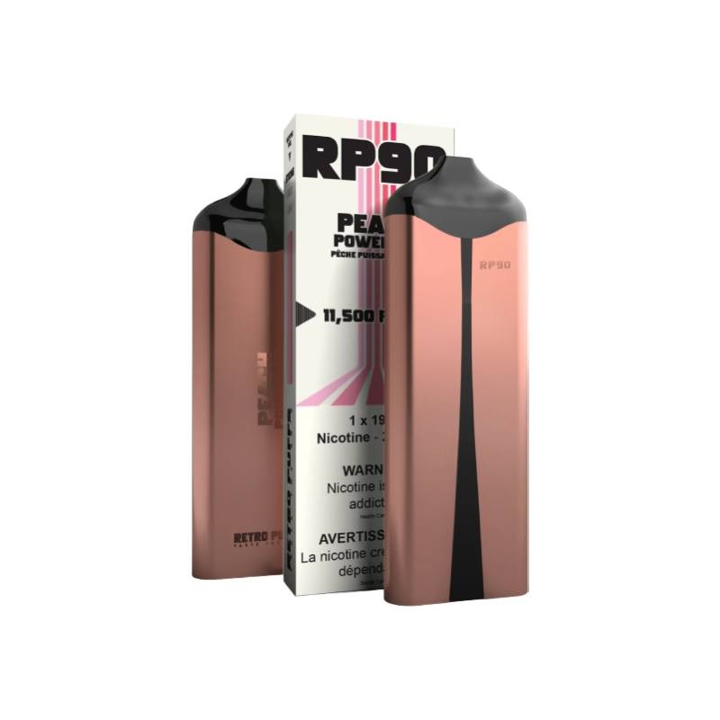 Boosted RP90 Disposable Vape – Peach Power-Up, 11,500 Puffs