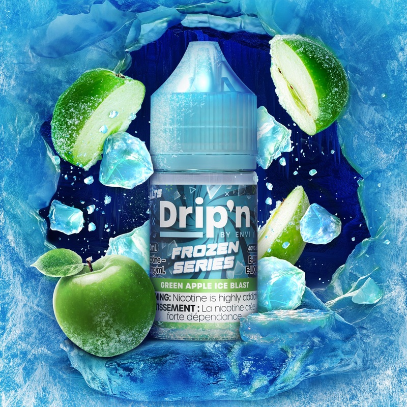Drip’n Frozen E-Liquid – Green Apple Ice Blast