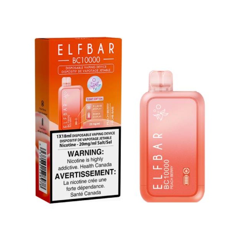Elf Bar BC10000 Disposable Vape – Peach Berry, 10000 Puffs