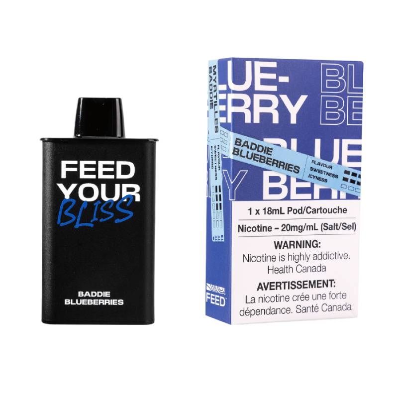 FEED 9K Pods – Baddie Blueberries, 9000 Puffs