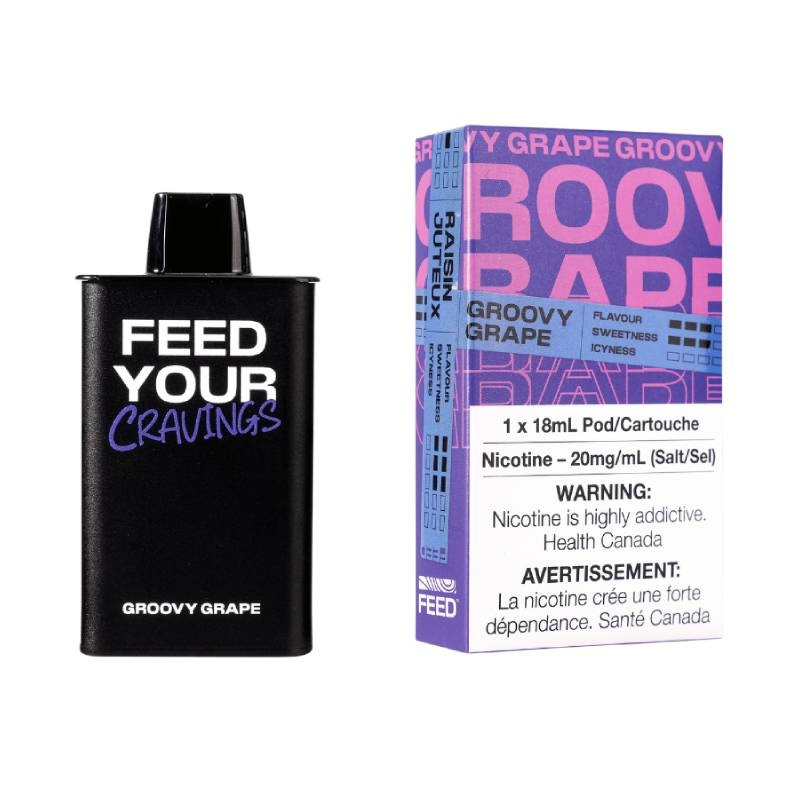 FEED 9K Pods – Groovy Grape, 9000 Puffs