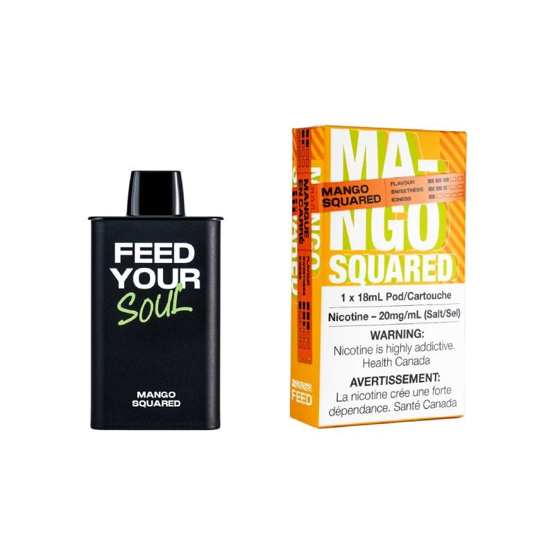 FEED 9K Pods – Mango Squared, 9000 Puffs