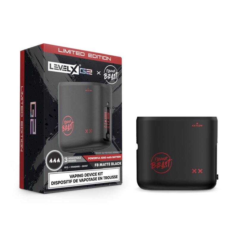 Level X Boost G2 Device Kit 1000 Matte Black – Limited Edition