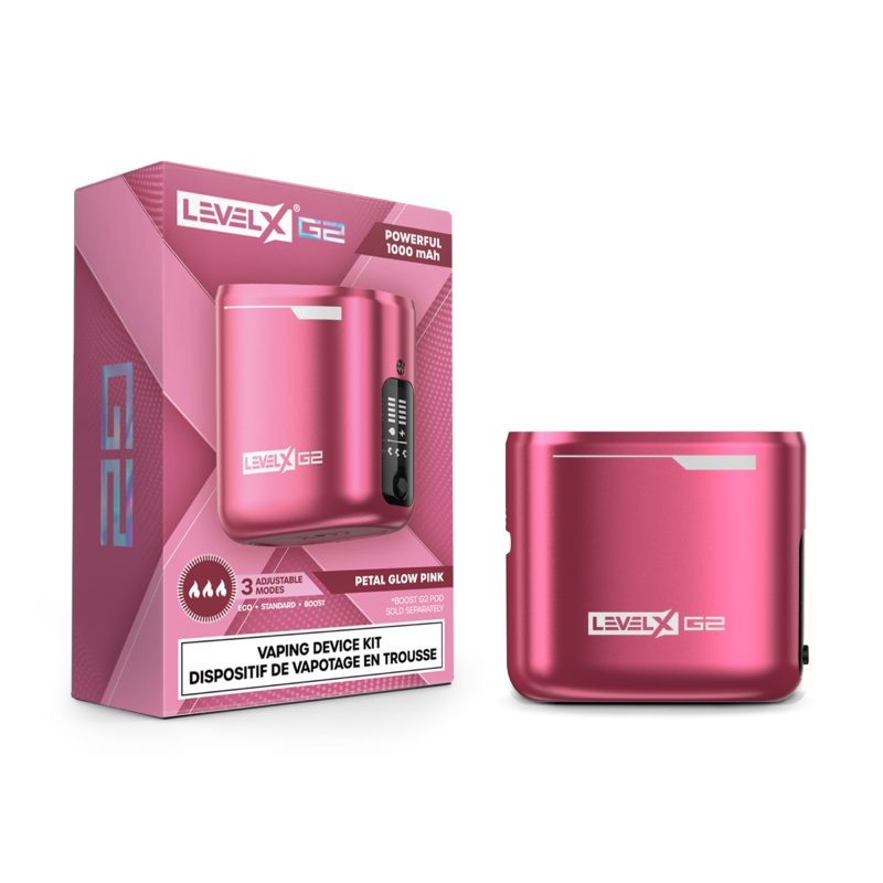 Level X Boost G2 Device Kit 1000 – Petal Glow Pink