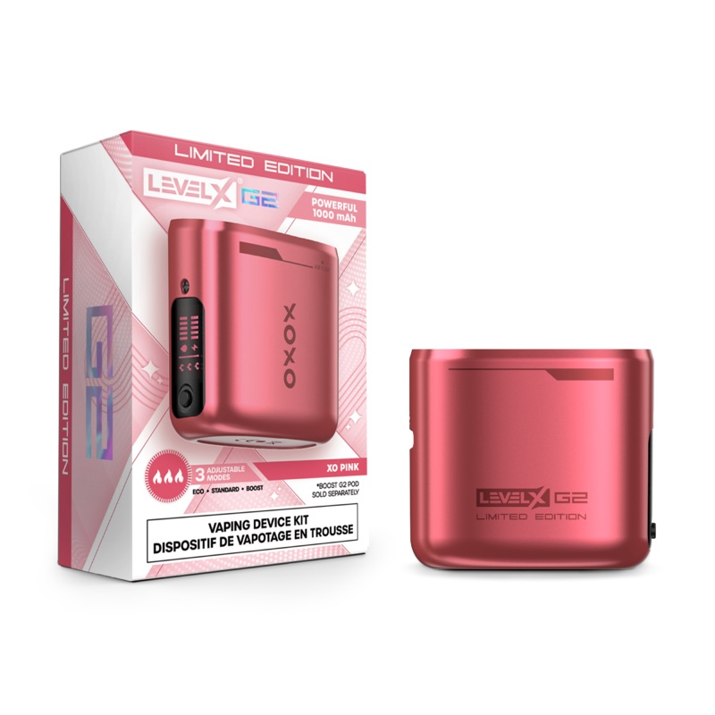 Level X Boost G2 Device Kit 1000 XO Pink – Limited Edition