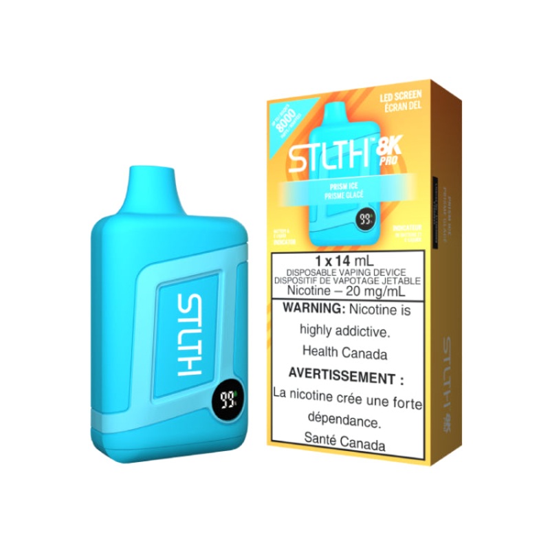 STLTH 8K Pro Prism Ice|20mg Salt Nic (Tax)