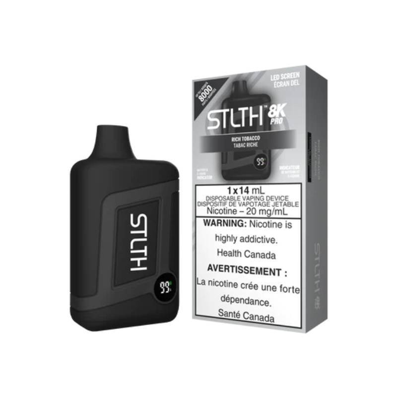 STLTH 8K Pro Rich Tobacco|20mg (Tax)