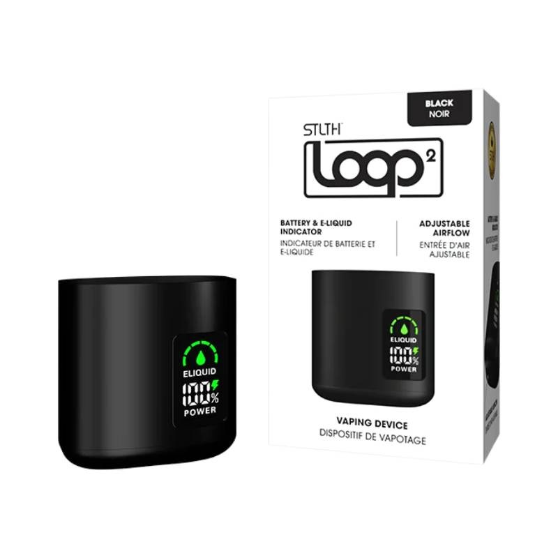 STLTH Loop 2 Device|Metallic Black|Metallic Grey