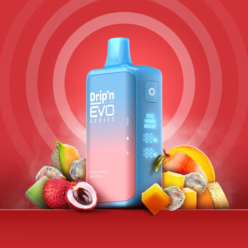 Drip’n by Envi EVO Series 28k – Lychee Mango Melon lce (AB)