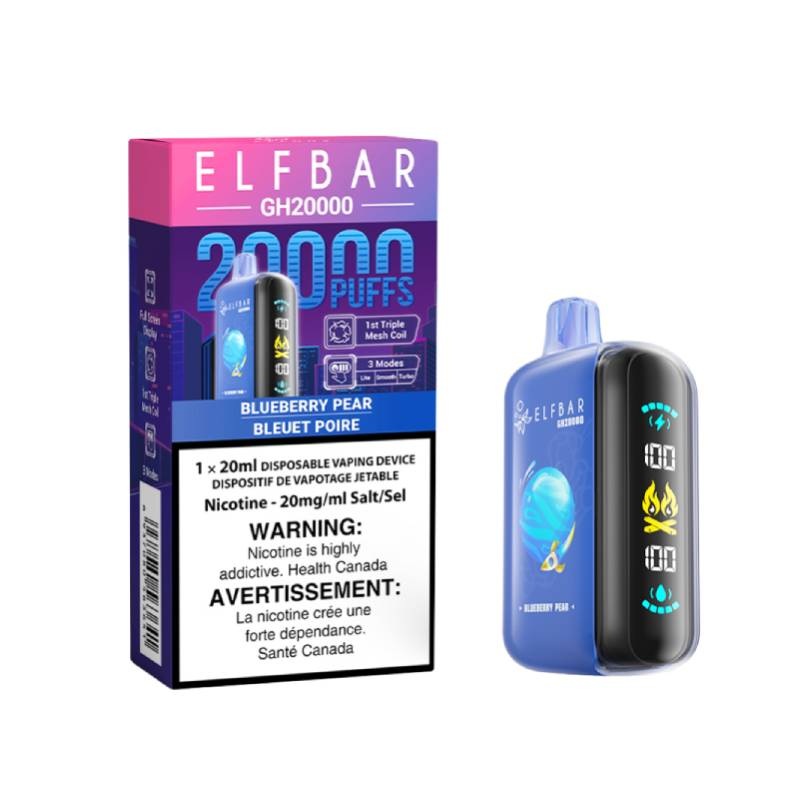 Elf Bar GH20000 – Blueberry Pear Disposable Vape, 20K Puffs