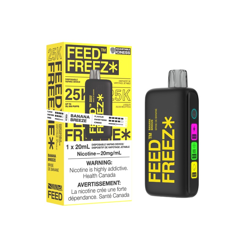 FEED Freezie 25K Disposable – Banana Breeze, 20ML