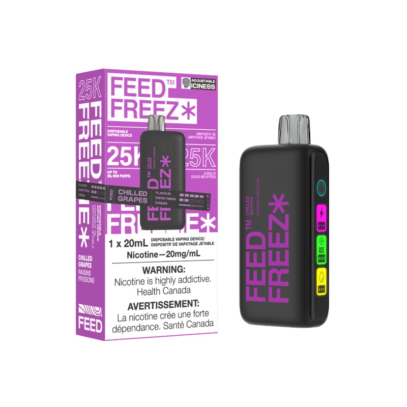 FEED Freezie 25K Disposable – Chilled Grapes, 20ML