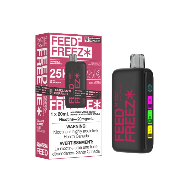 FEED Freezie 25K Disposable – Tarzan’s Berries, 20ML