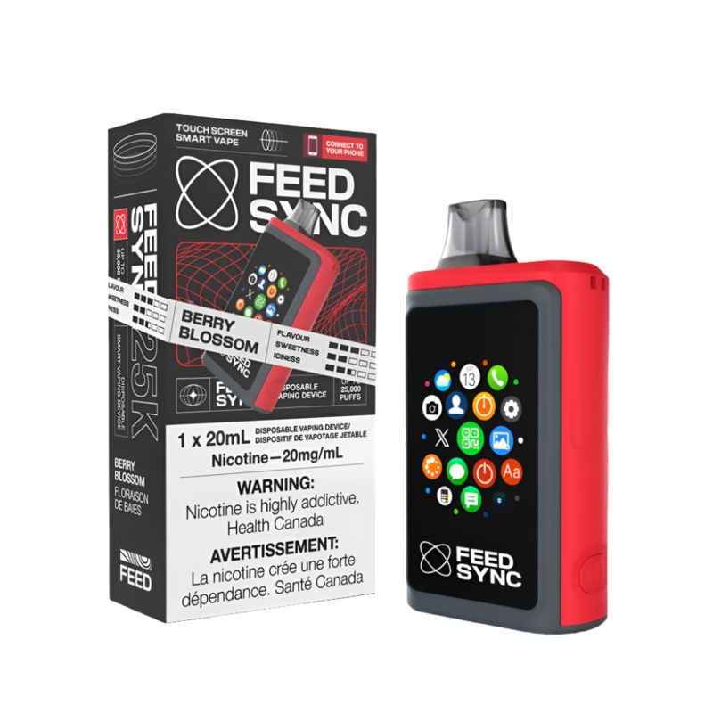 FEED Sync 25K Disposable Vape – Berry Blossom, 20ML