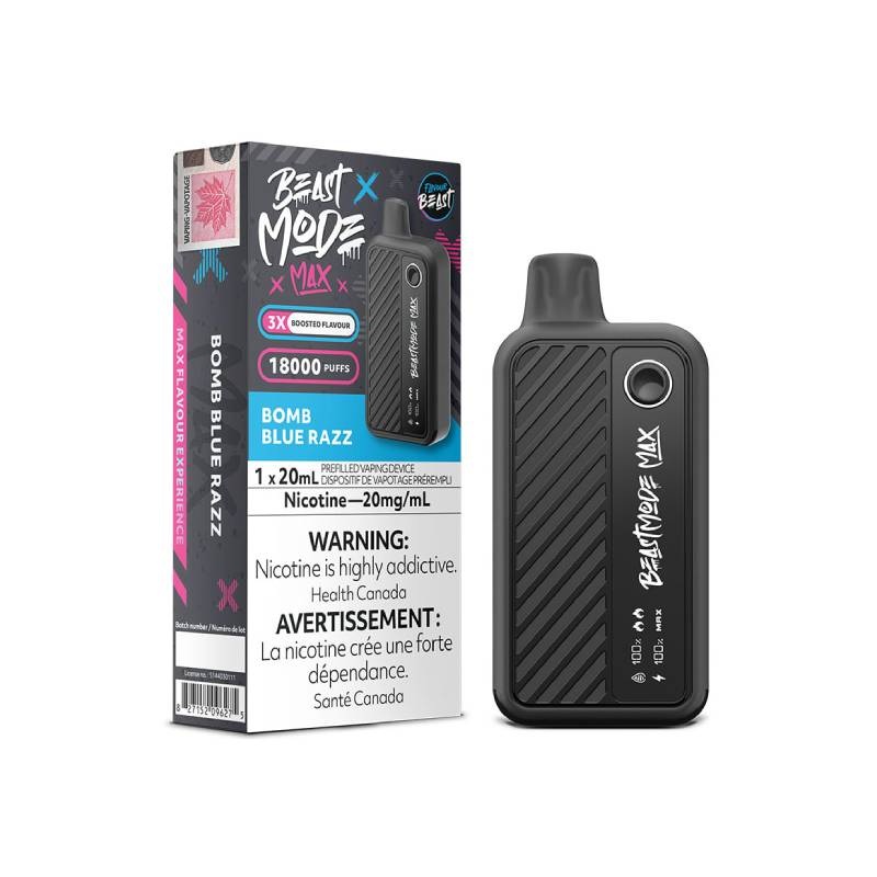Flavour Beast – Beast Mode Max 18K Disposable: Bomb Blue Razz, 20ML