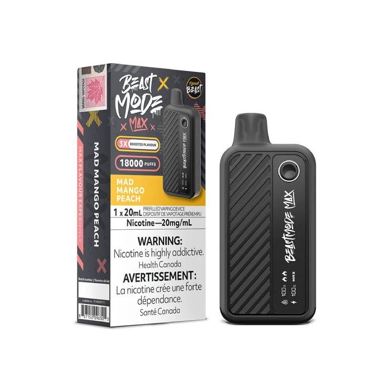 Flavour Beast – Beast Mode Max 18K Disposable: Mad Mango Peach, 20ML