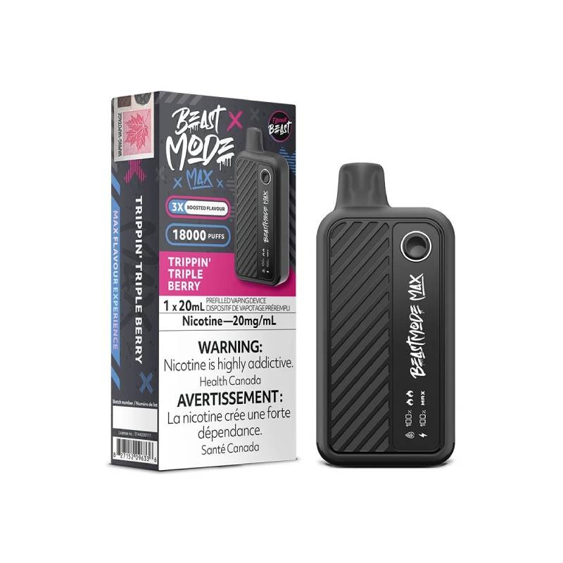 Flavour Beast – Beast Mode Max 18K Disposable: Trippin’ Triple Berry, 20ML