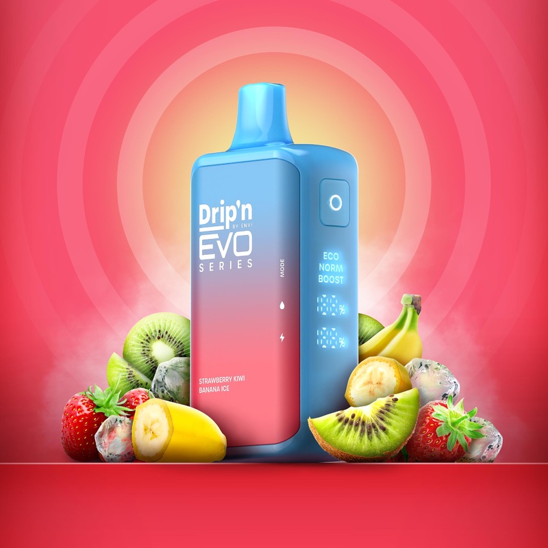 Drip’n by Envi EVO Series 28k – Strawberry Kiwi Banana lce (MB)