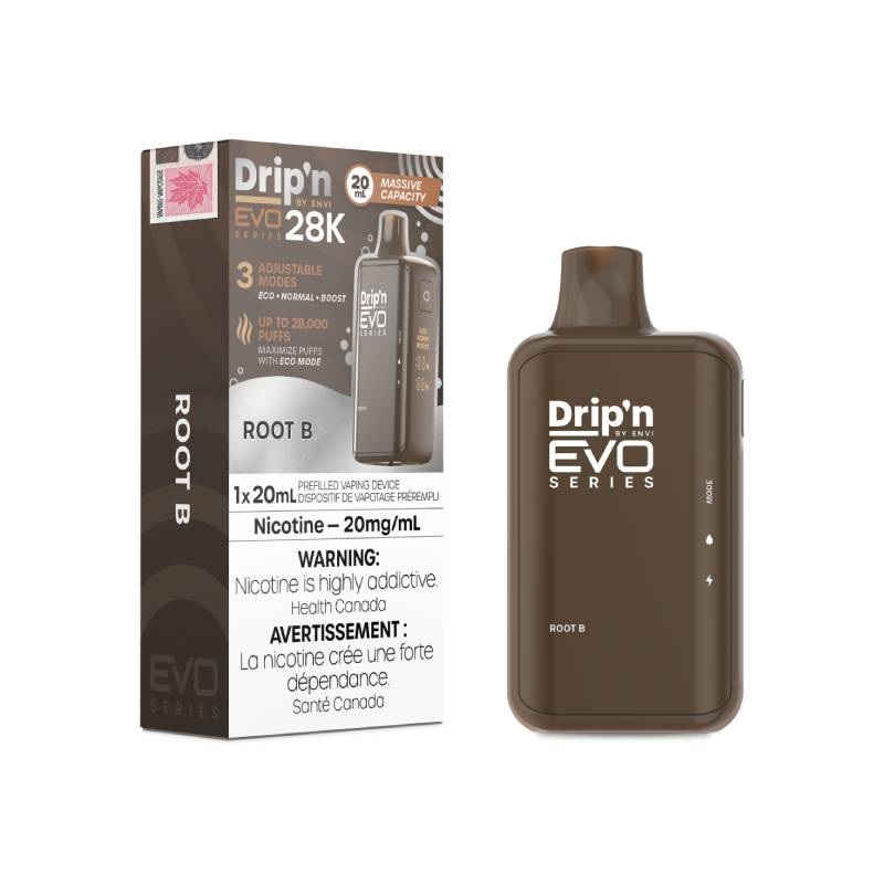 Envi Drip’n Evo 28K Disposable Vape – Root B, 20ML