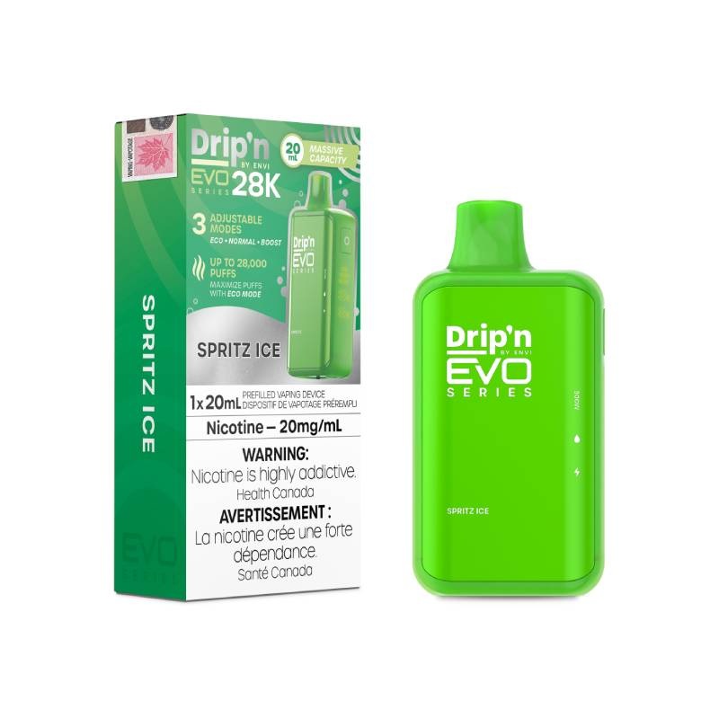 Envi Drip’n Evo 28K Disposable Vape – Spritz, 20ML