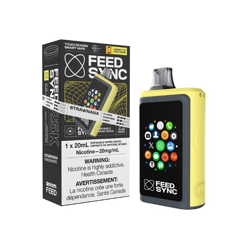 FEED Sync 25K Disposable Vape – Strawnana, 20ML