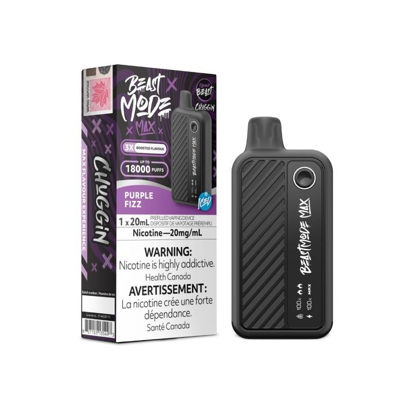 Flavour Beast – Beast Mode Max 18K Disposable: Chuggin’ Purple Fizz, 20ML