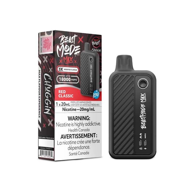 Flavour Beast – Beast Mode Max 18K Disposable: Chuggin’ Red Classic, 20ML