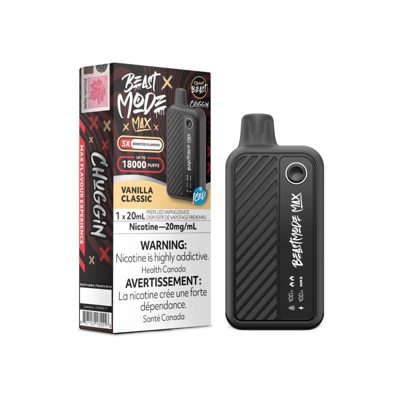 Flavour Beast – Beast Mode Max 18K Disposable: Chuggin’ Vanilla Classic, 20ML