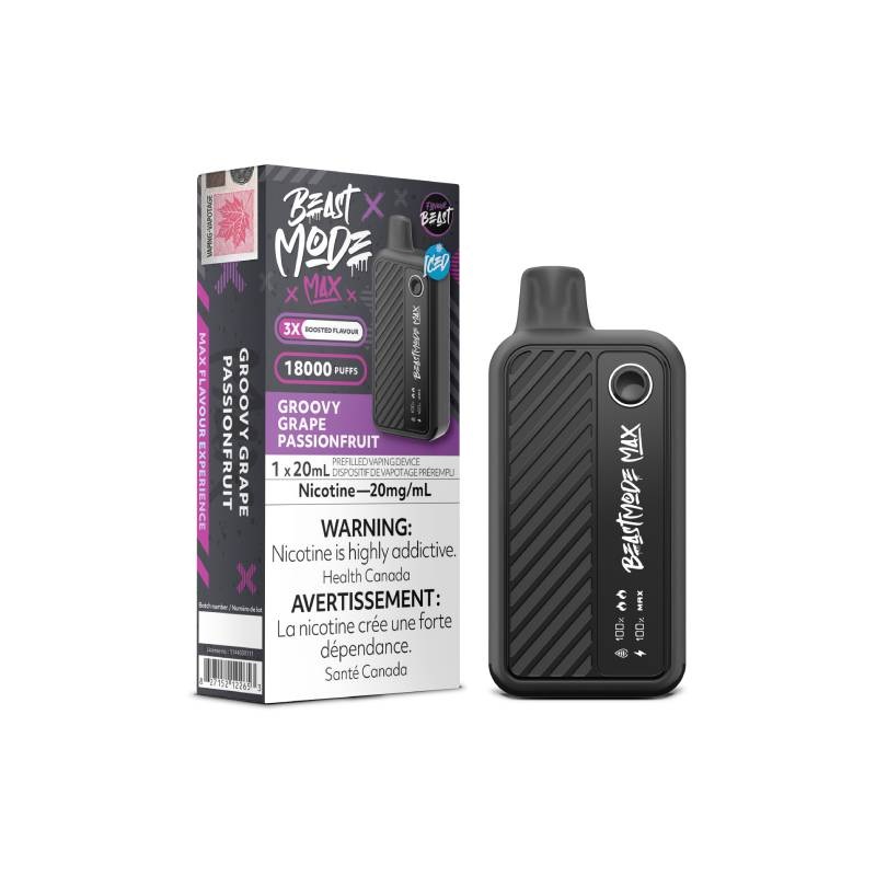 Flavour Beast – Beast Mode Max 18K Disposable: Groovy Grape Passionfruit, 20ML