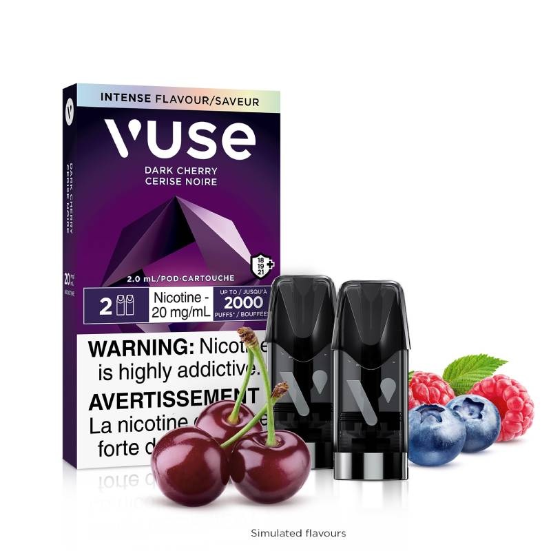 Vuse Pods – Dark Cherry, 2mL (2 Pods/PK)