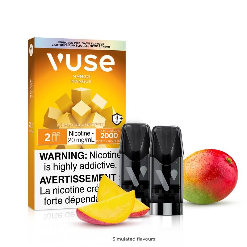 Vuse Pods – Mango, 2mL (2 Pods/PK)