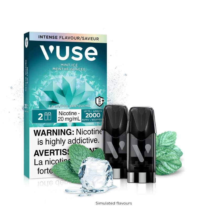 Vuse Pods – Mint Ice, 2mL (2 Pods/PK)