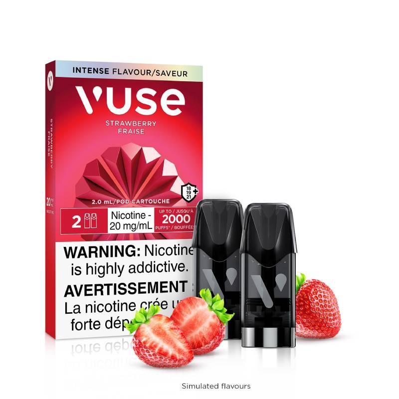 Vuse Pods – Strawberry, 2mL (2 Pods/PK)