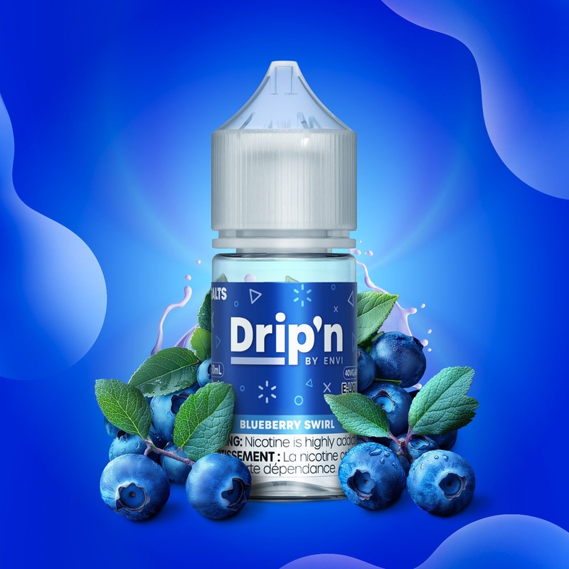 Drip’n E-Liquid – Blueberry Swirl (ON)