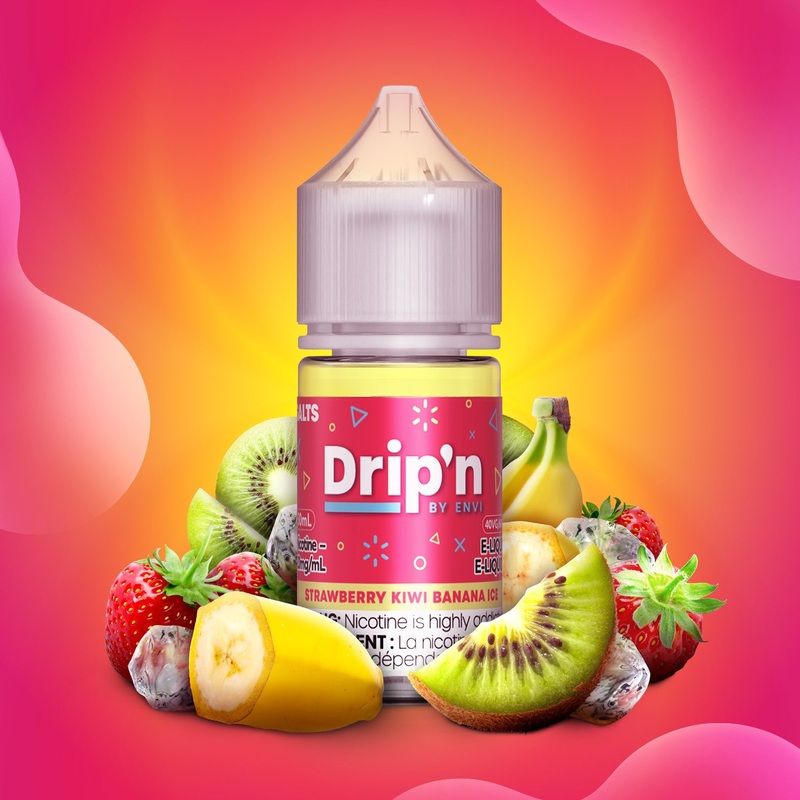 Drip’n E-Liquid – Strawberry Kiwi Banana Ice