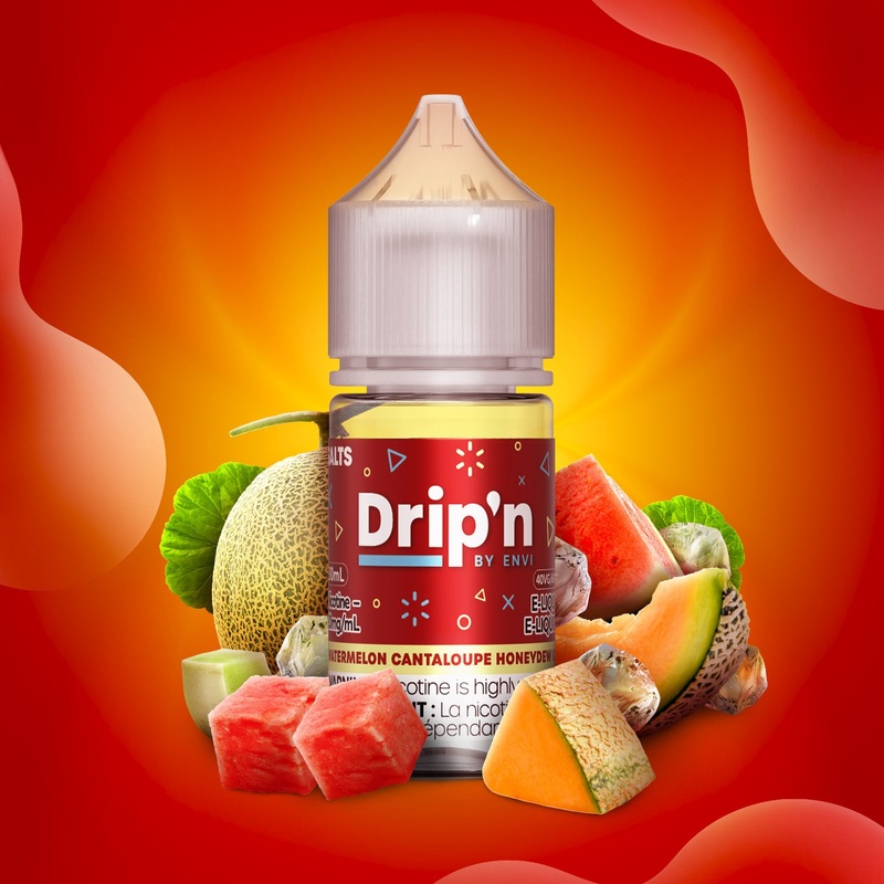 Drip’n E-Liquid – Watermelon Cantaloupe Honeydew Ice (AB)