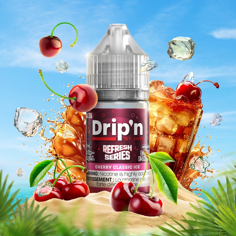 Drip’n Refresh E-Liquid – Cherry Classic Ice (MB)