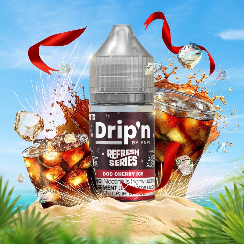 Drip’n Refresh E-Liquid – Doc Cherry Ice