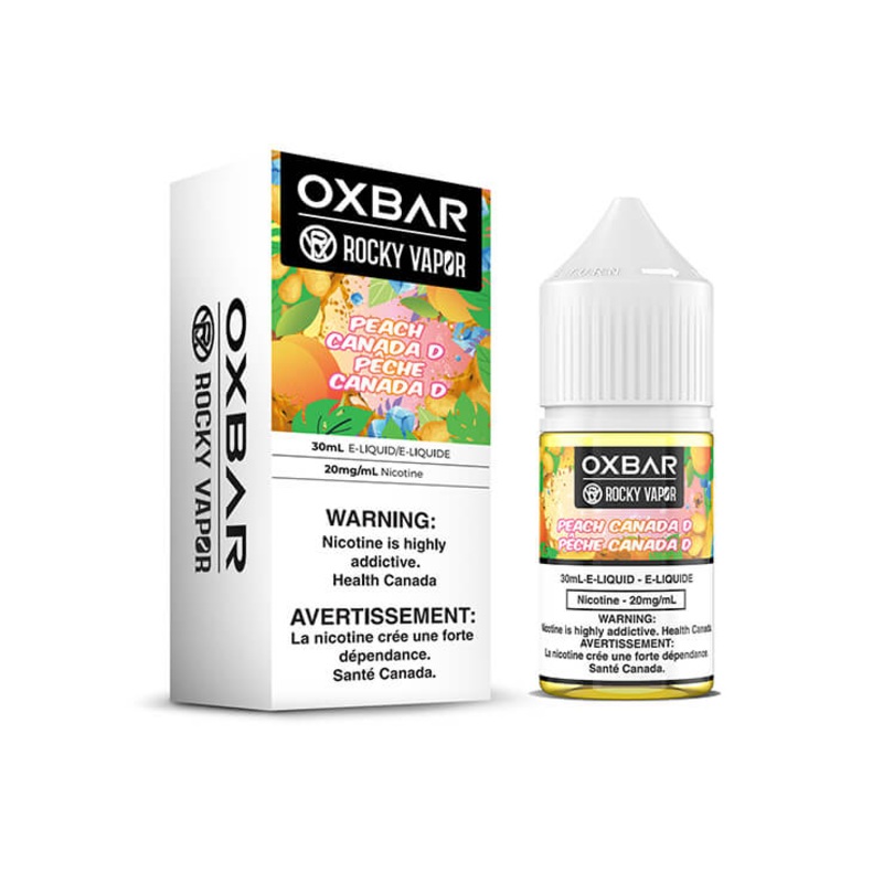 Rocky Vapor OxBar E-liquids – Peach Canada D