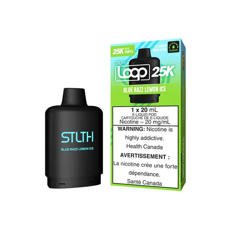 STLTH Loop 25k Pod, Blue Razz Lemon Ice, 20mL